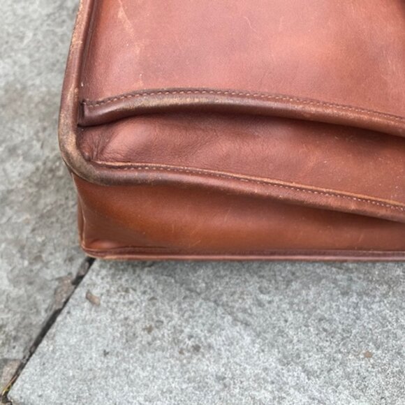 RARE Vintage Coach Beekman Briefcase 1990s - Made in Italy - Picture 8 of 12